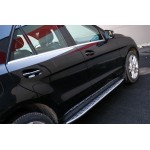 Πλαϊνά σκαλοπάτια AMG look για Mercedes-Benz GLE-Class (W166) 2015 - 2018